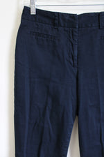 212 Collection Natural Fit Navy Blue Capri | 2
