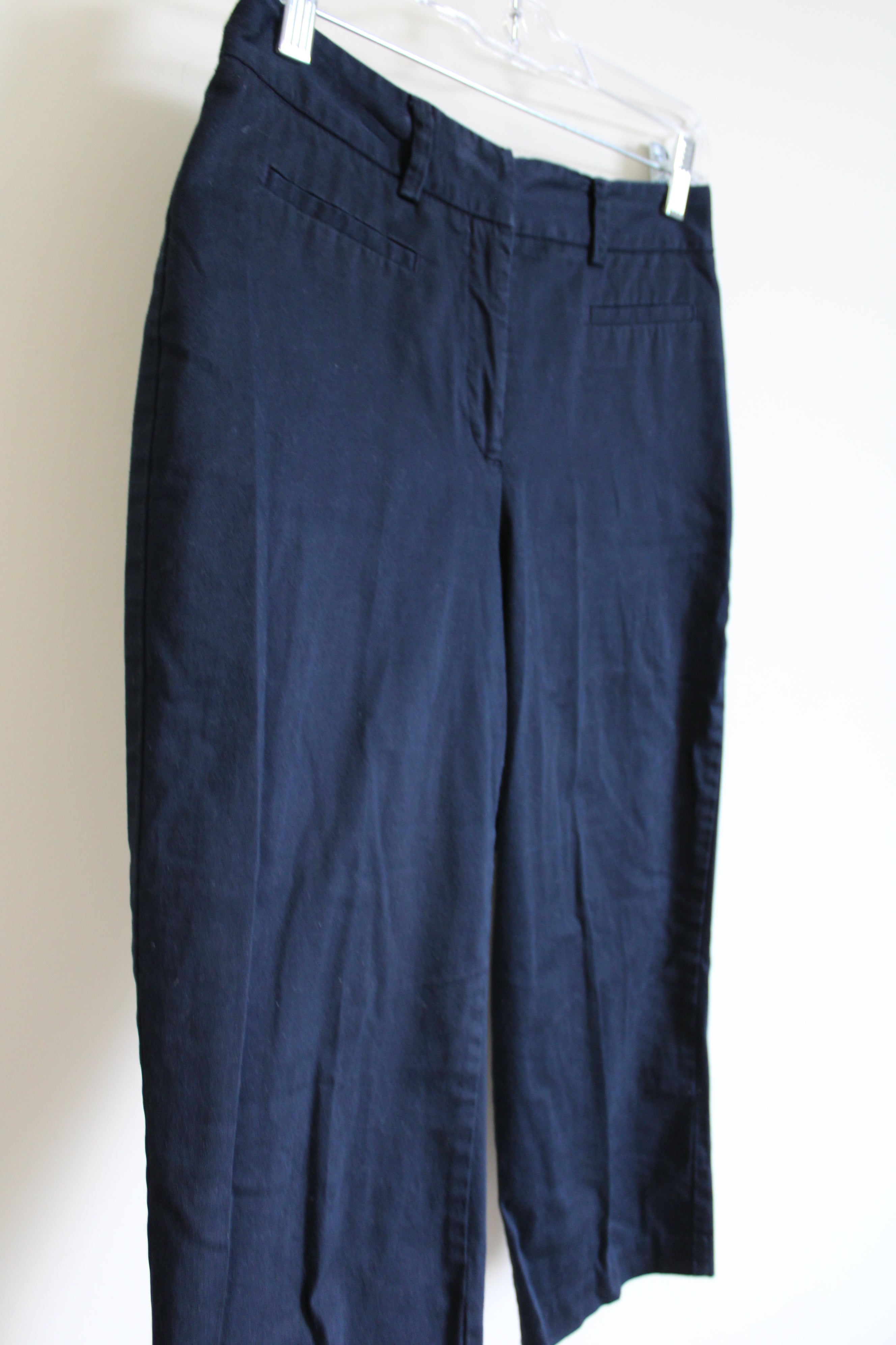 212 Collection Natural Fit Navy Blue Capri | 2