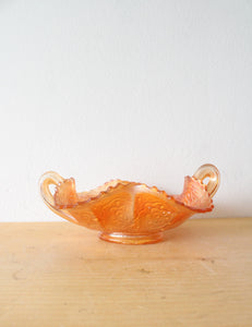 Fenton Persian Medallion Marigold Carnival Glass Dish