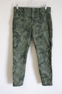 Old Navy Pixie Green Tropical Pant | 4