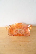 Fenton Persian Medallion Marigold Carnival Glass Dish