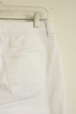 Croft & Barrow White Denim Bermuda Shorts | 8
