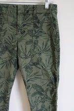 Old Navy Pixie Green Tropical Pant | 4