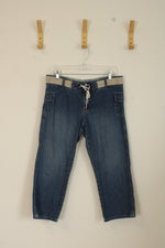 Old Navy Ultra Low waist Cargo Pocket Capris | 12