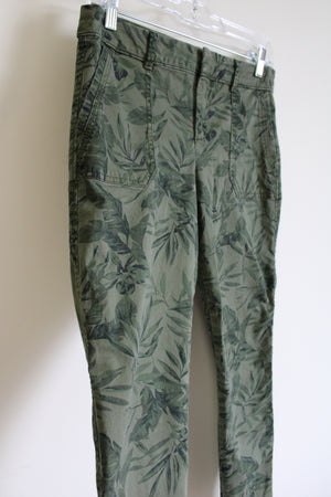 Old Navy Pixie Green Tropical Pant | 4