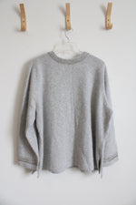 Mercer & Madison Gray Angora Rabbit Hair Wool Blend Sweater | 3X