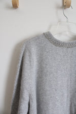 Mercer & Madison Gray Angora Rabbit Hair Wool Blend Sweater | 3X