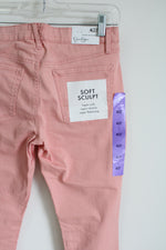 NEW Jessica Simpson Rolled Crop Skinny Pink Jeans | 4