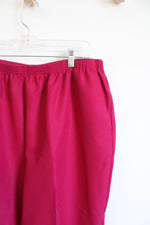 NEW Alfred Dunner Wine Red Trousers | M 20