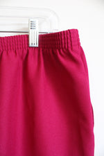 NEW Alfred Dunner Wine Red Trousers | M 20