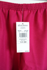 NEW Alfred Dunner Wine Red Trousers | M 20