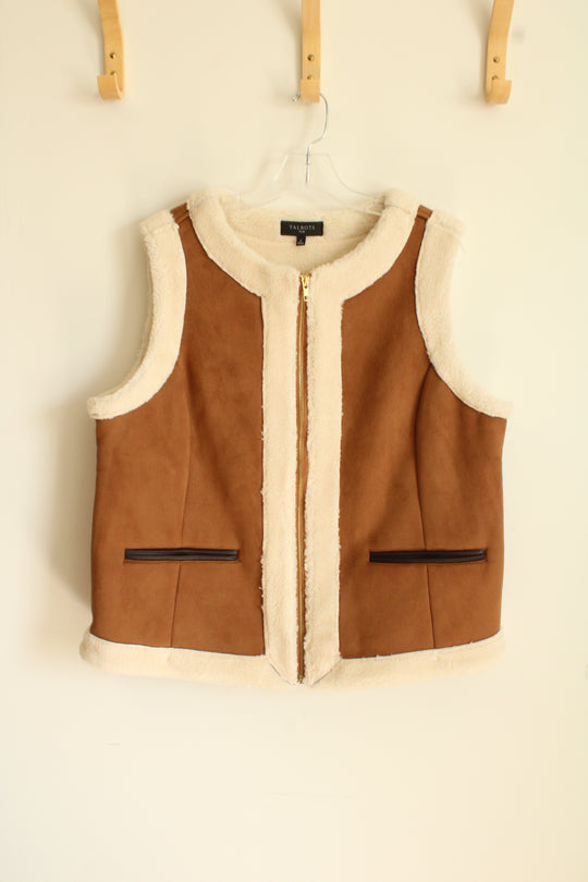 Talbots Faux Suede Heavyweight Vest | X