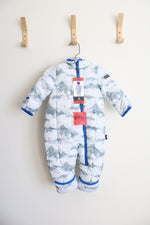 NEW Spyder White & Gray Skiing Fleece Lined Snow Suit | 9-12 MO