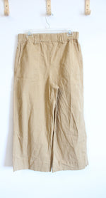J. Crew Tan High Waisted Wide Leg Trousers | M