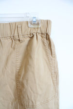 J. Crew Tan High Waisted Wide Leg Trousers | M