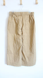 J. Crew Tan High Waisted Wide Leg Trousers | M