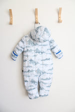 NEW Spyder White & Gray Skiing Fleece Lined Snow Suit | 9-12 MO