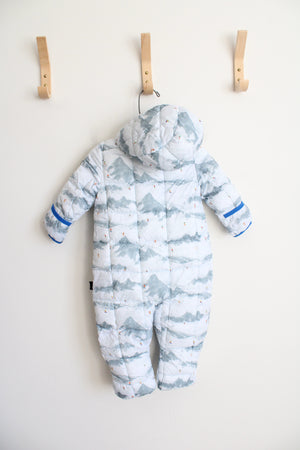 NEW Spyder White & Gray Skiing Fleece Lined Snow Suit | 9-12 MO