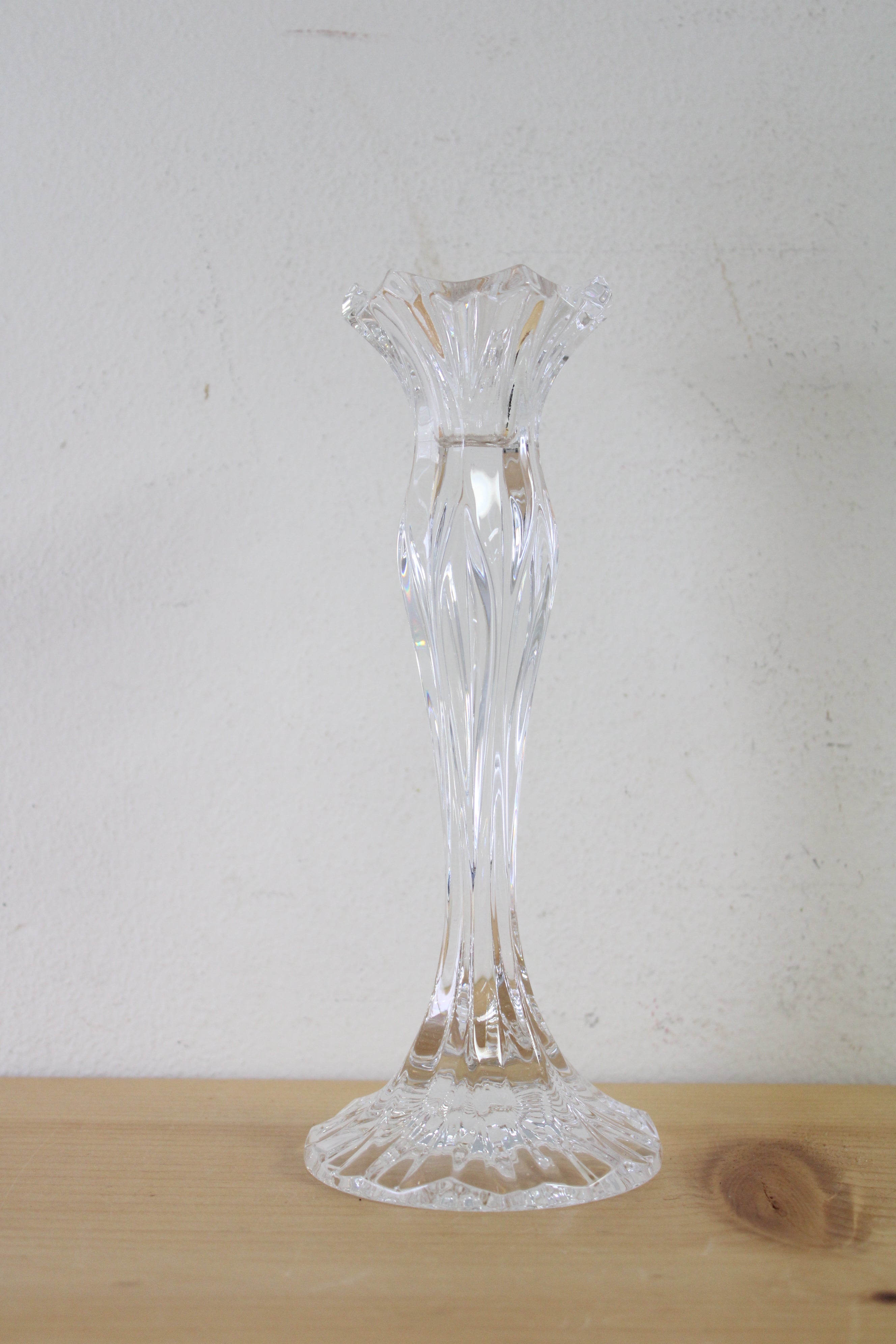 Cristal D'Arques Of Paris Single Light Crystal Taper Candlestick Holde –  Jubilee Thrift