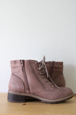 Cliffs by White Mountain Lace-Up Ankle Brown Boot | Size 7 1/2