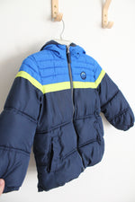 iXtreme Navy Blue & Yellow Color Blocked Coat | Youth 4