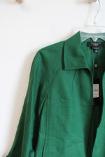 NEW Talbots Green Irish Linen Blazer | M