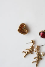 Avon Cupid & Heart Earrings | Set Of 2