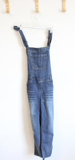 Wallflower Blue Denim Stretch Bib Overalls | L
