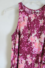Old Navy Pink Floral Tank | S