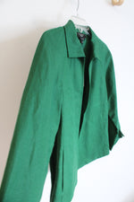 NEW Talbots Green Irish Linen Blazer | M