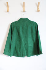NEW Talbots Green Irish Linen Blazer | M
