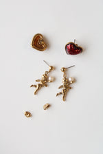 Avon Cupid & Heart Earrings | Set Of 2