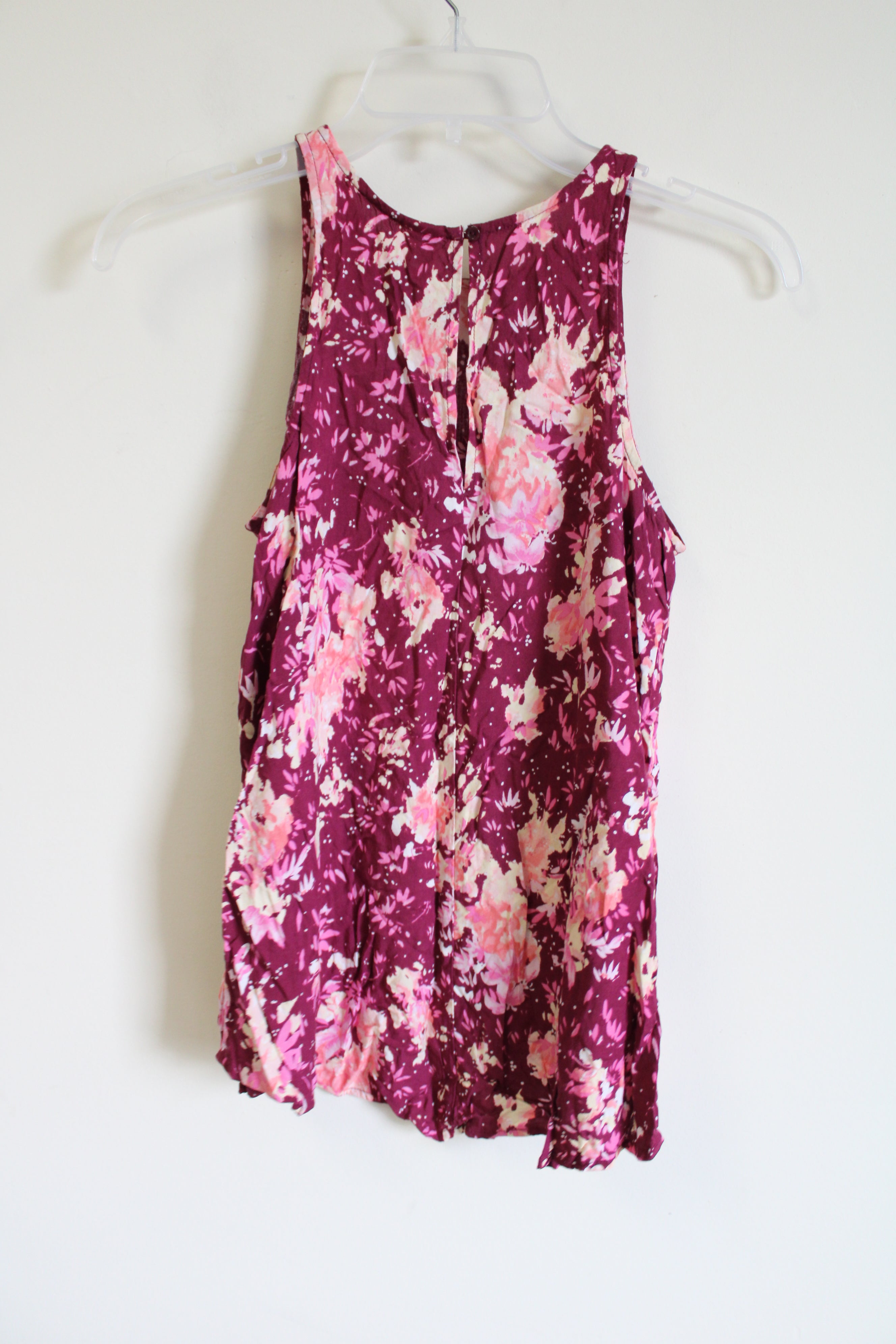 Old Navy Pink Floral Tank | S