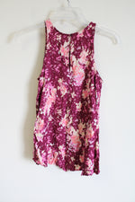 Old Navy Pink Floral Tank | S
