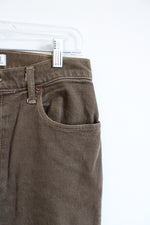 Ambercrombie & fitch Brown Denim Straight Ultra High Rise Jeans | 4