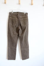 Ambercrombie & fitch Brown Denim Straight Ultra High Rise Jeans | 4