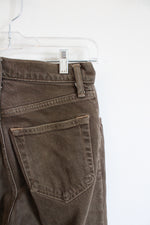 Ambercrombie & fitch Brown Denim Straight Ultra High Rise Jeans | 4