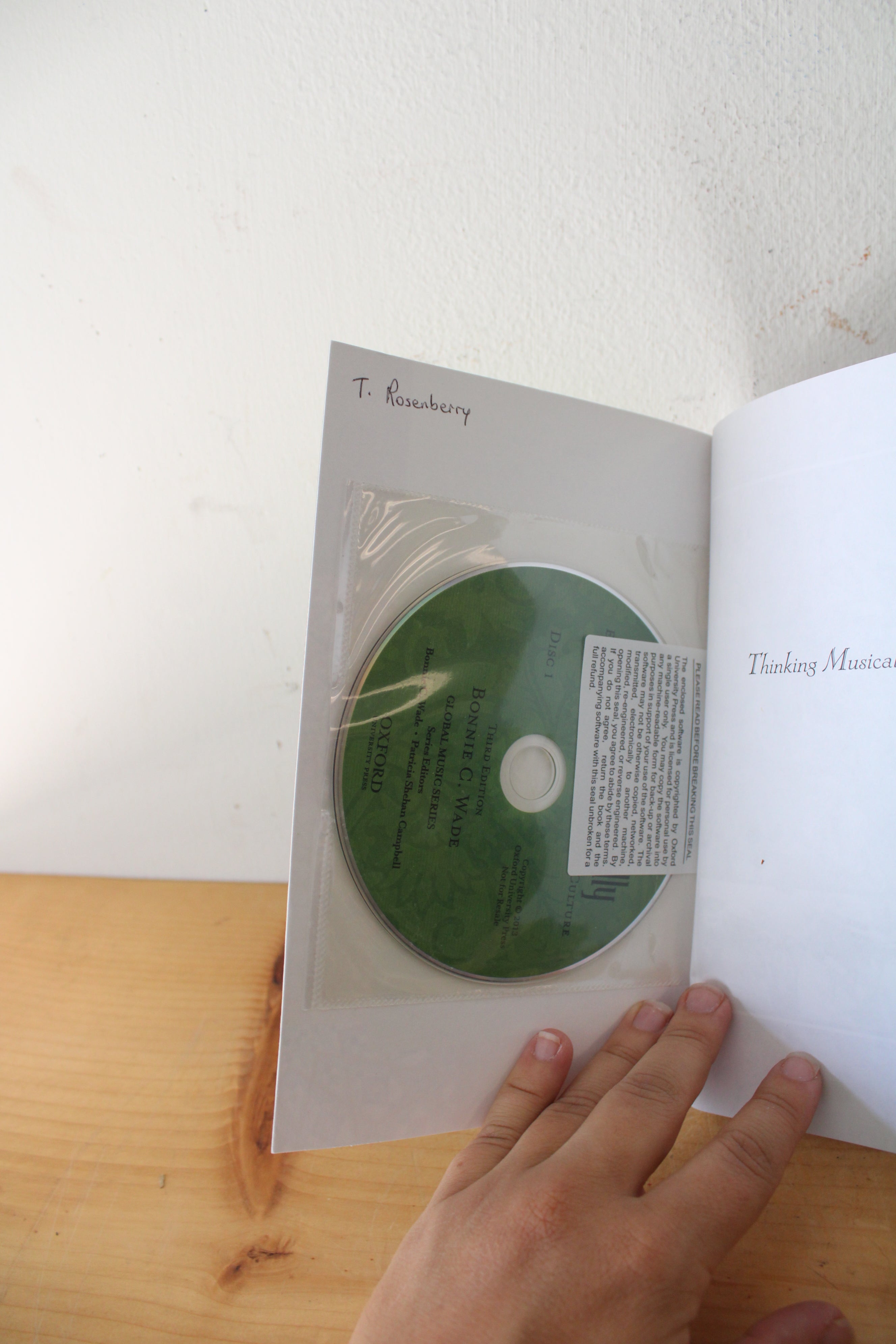 Thinking Musically: Experiencing Music, Expressing Culture By Bonnie C. Wade Third Edition