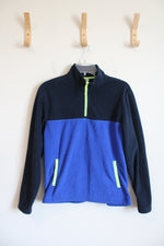 Wonder Nation Blue Quarter Zip Sweatshirt | Youth XL (14/16)