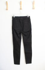 J.Crew Black 10" High Rise Toothpick Jeans | 25/0