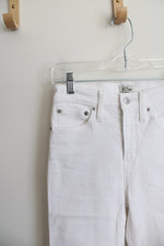 J.Crew White 10" High Rise Toothpick Jeans | 26/2