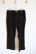 Coldwater Creek Brown Natural Fit Corduroys | 14
