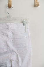 J.Crew White 10" High Rise Toothpick Jeans | 26/2