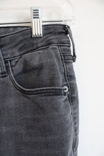 Old Navy Faded Black 360 Stretch Extra High-Rise Rockstar Super Skinny Jeans | 12