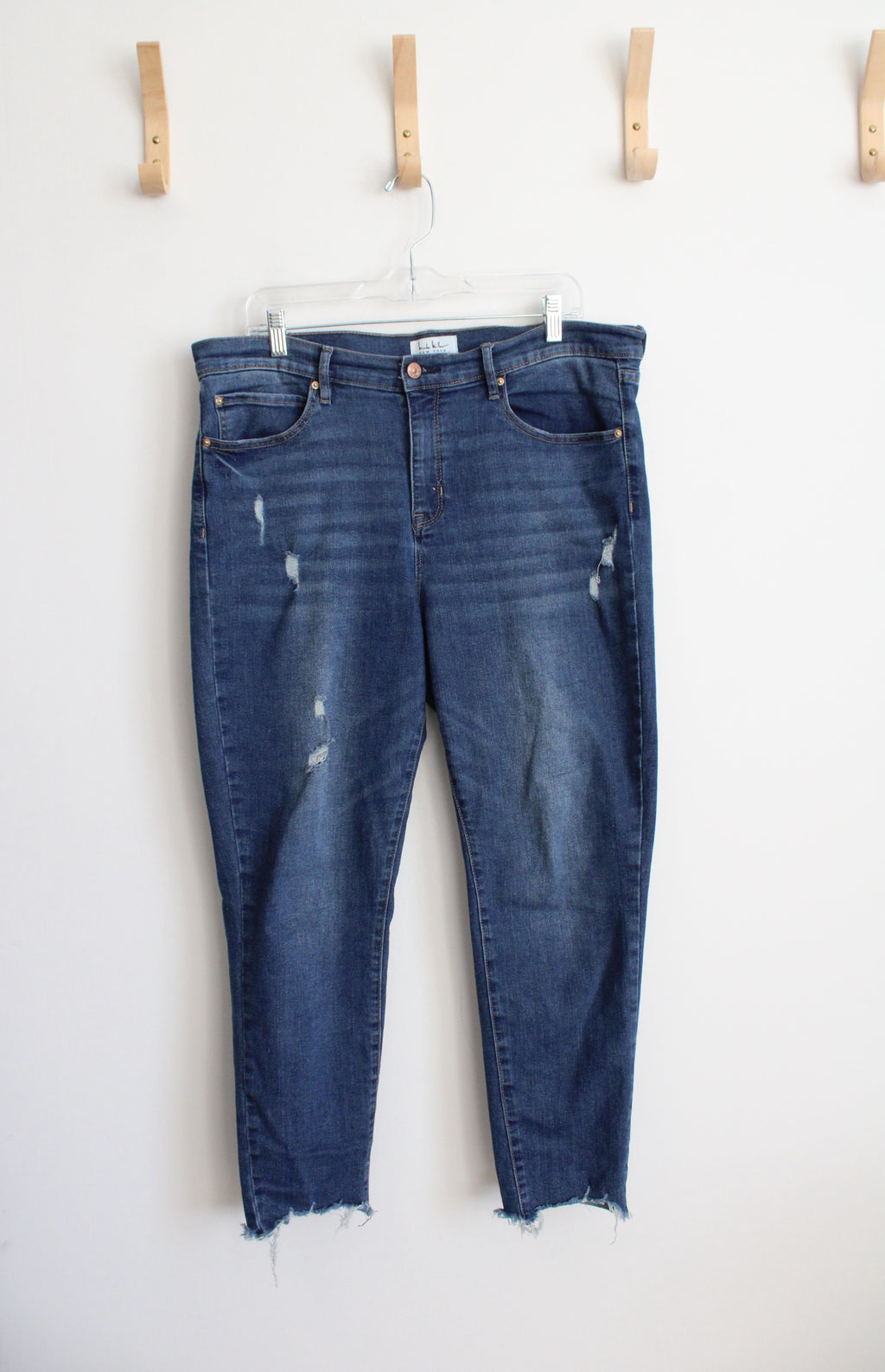 Nicole Miller Soho High Rise Ankle Skinny Jeans | 14