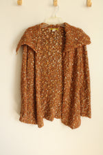 Acorn Pumpkin Orange Knit Cardigan | S