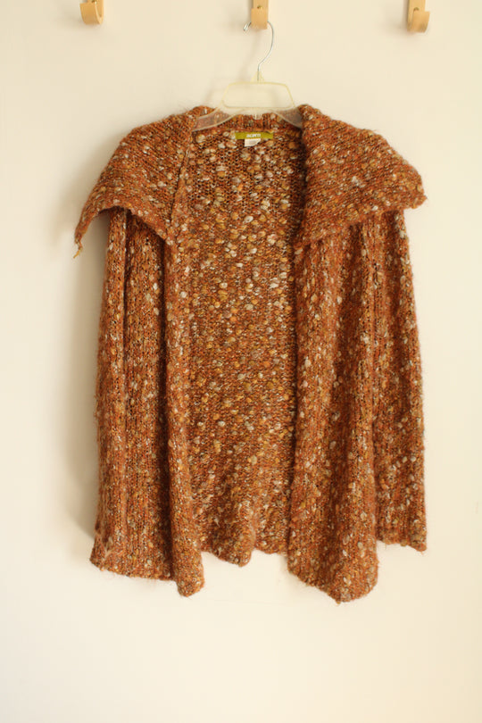 Acorn Pumpkin Orange Knit Cardigan | S