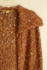 Acorn Pumpkin Orange Knit Cardigan | S