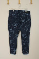 Seven Jeans Floral print Straight leg Jeans size 14