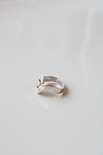 Sterling Silver Wave Heart Ring | Size 6